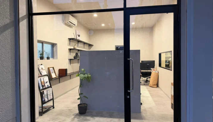 事務所改装の様子